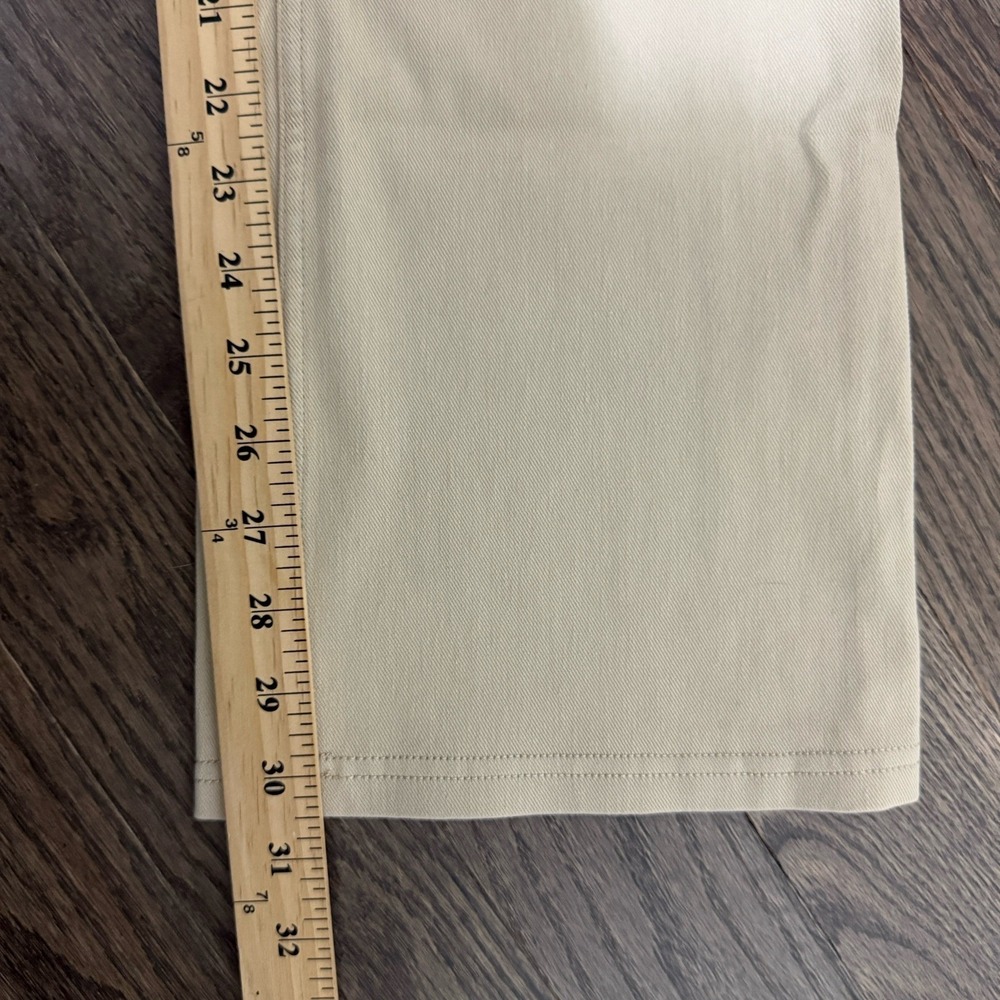 Hue Bootcut Khaki Legging Pants Size Large Stretchy Office Career Comfort - Picture 6 of 9